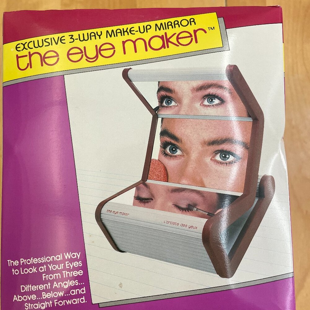3-Way Makeup Mirror – Purple